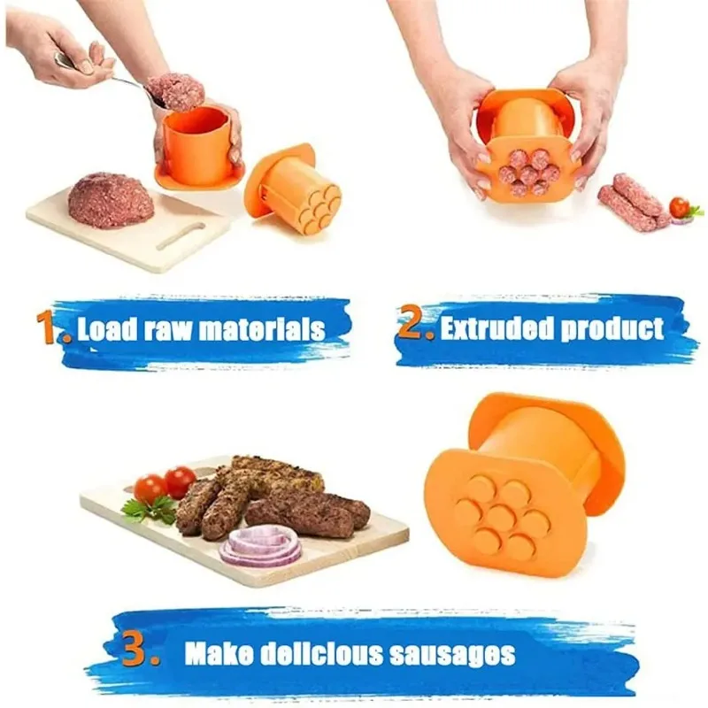 One Press Cevapcici Maker Kitc - Hot Dog Press 评论和价格
