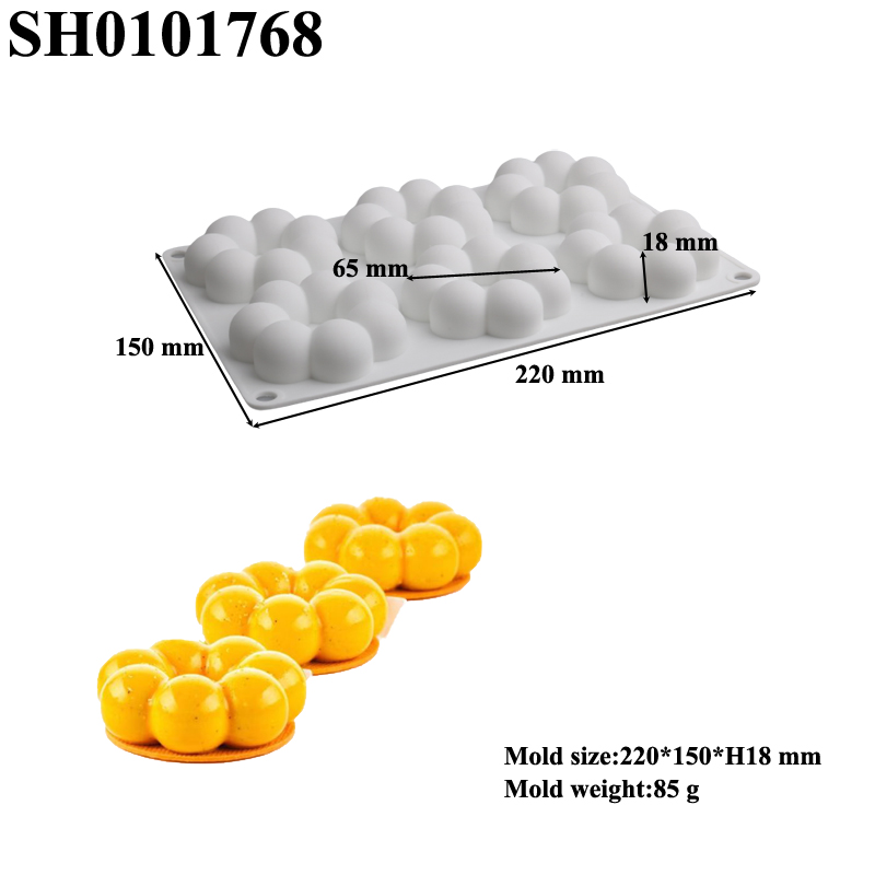 1 or 6 Cells Petal Shaped Donu - Donut Mold Silicone 评论和价格