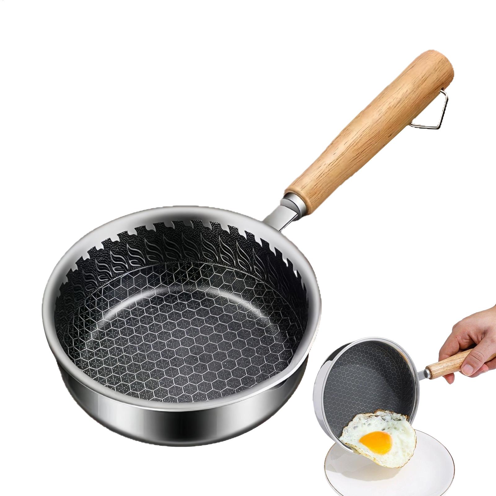 Nonstick Mini Frying Pan Woode - Egg Waffle Pan 评论和价格