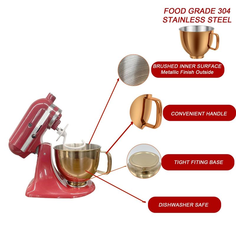 A27F-5 QT Stainless Steel Mixe - Kitchenaid Mixer Artisan 5Qt 评论和价格