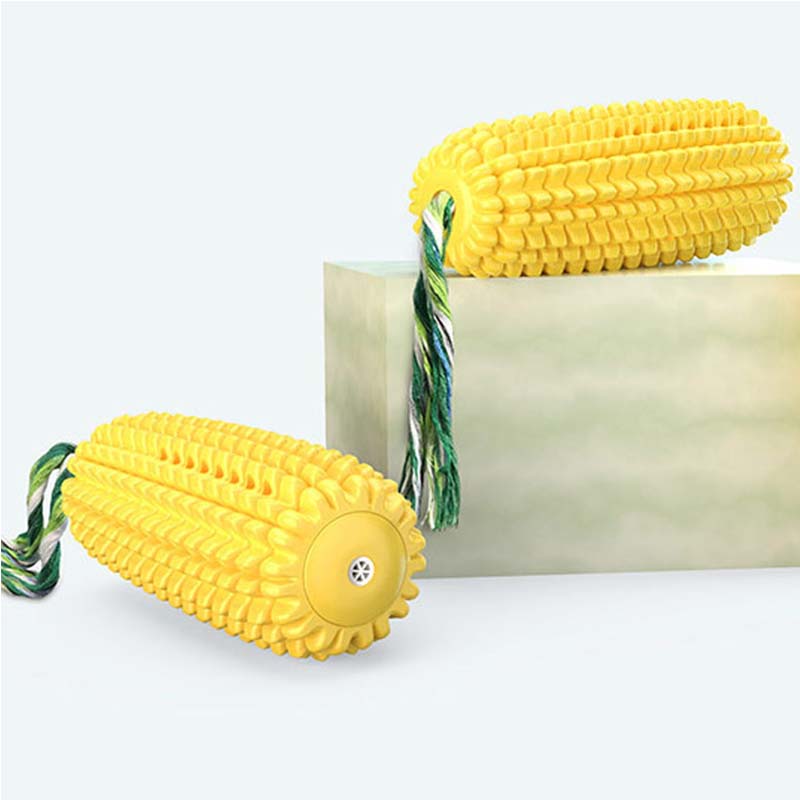 Corn Shape Squeaky Dog Toy Dur - Corn Dog Stick 评论和价格