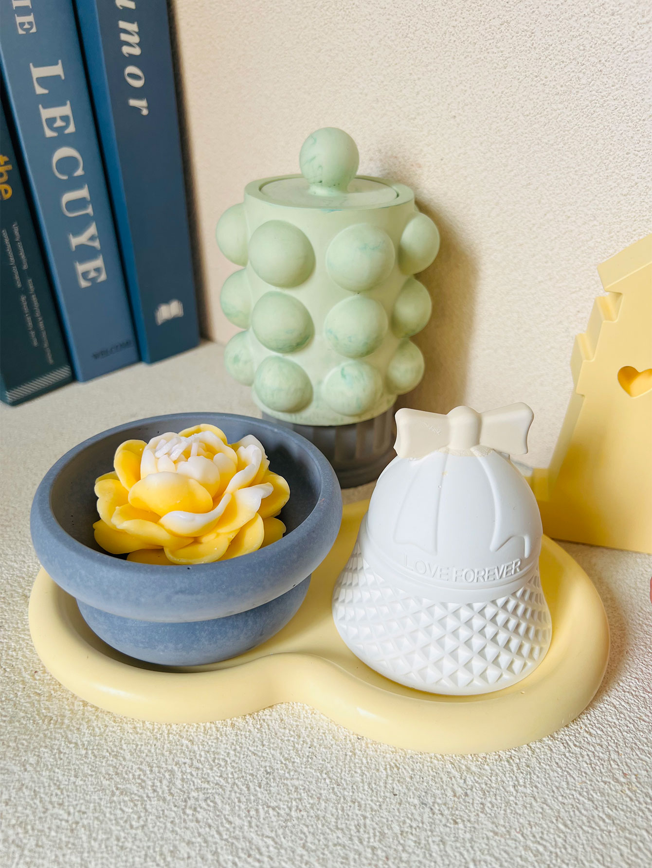 Bubble Jar Candle Vessel Concr - Donut Mold Silicone 评论和价格