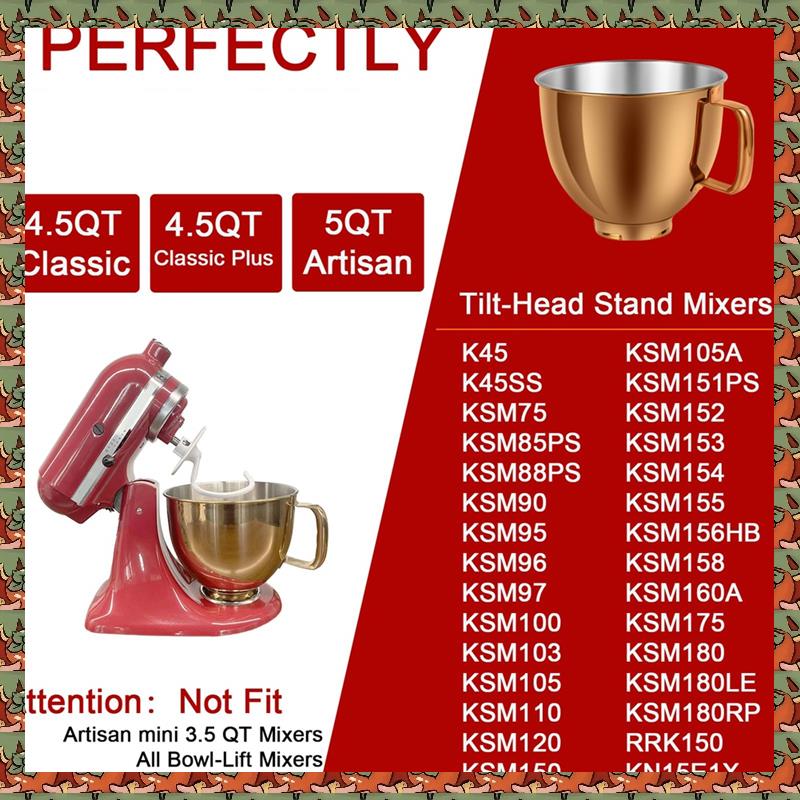 ABLQ 5 QT Stainless Steel Mixe - Kitchenaid Mixer Artisan 5Qt 评论和价格