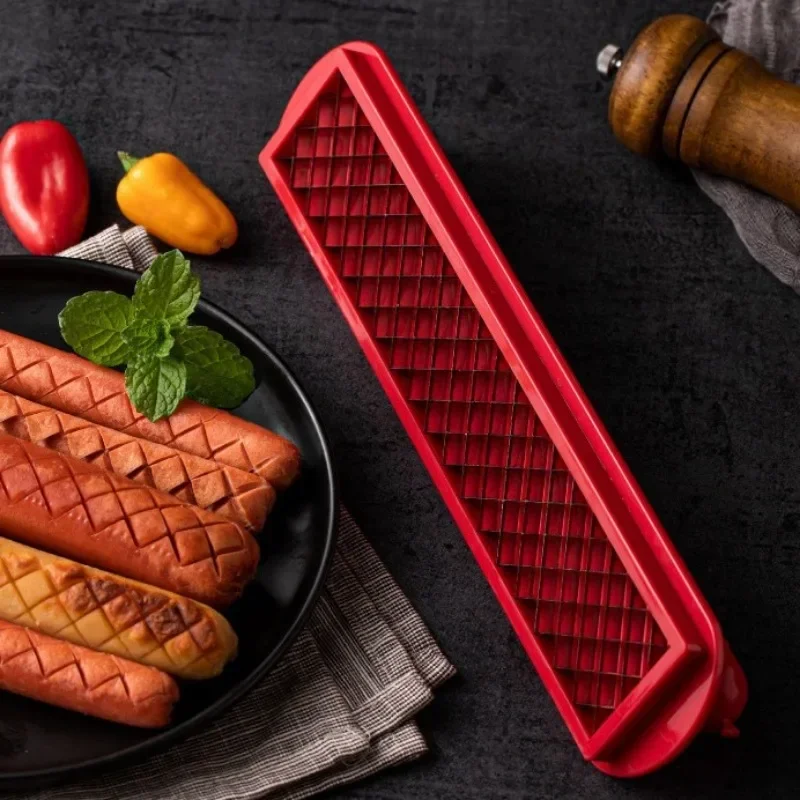 Hot Dog Slicer Criss Cross Dur - Hot Dog Press 评论和价格