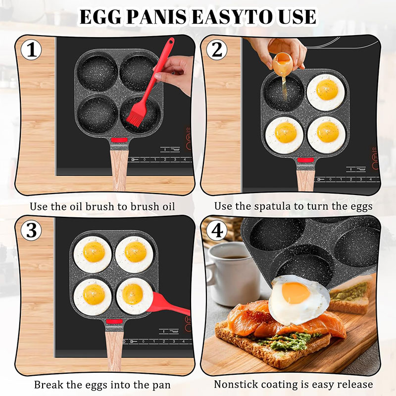 Deepened Egg Frying Pan with L - Egg Waffle Pan 评论和价格