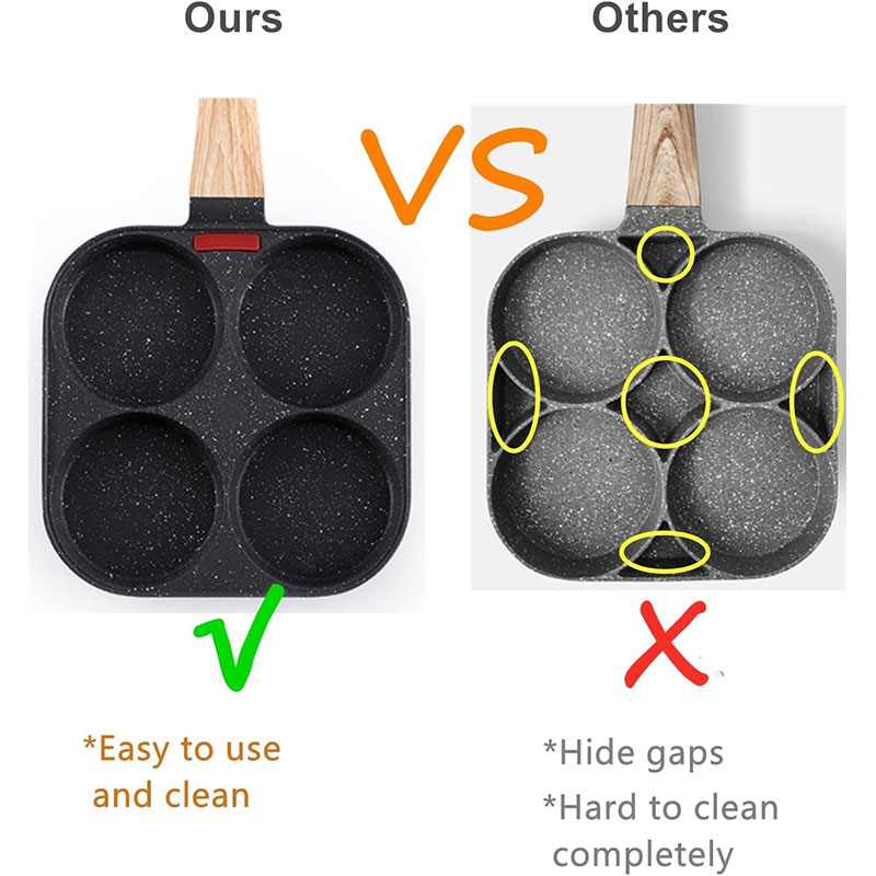 Deepened Egg Frying Pan with L - Egg Waffle Pan 评论和价格
