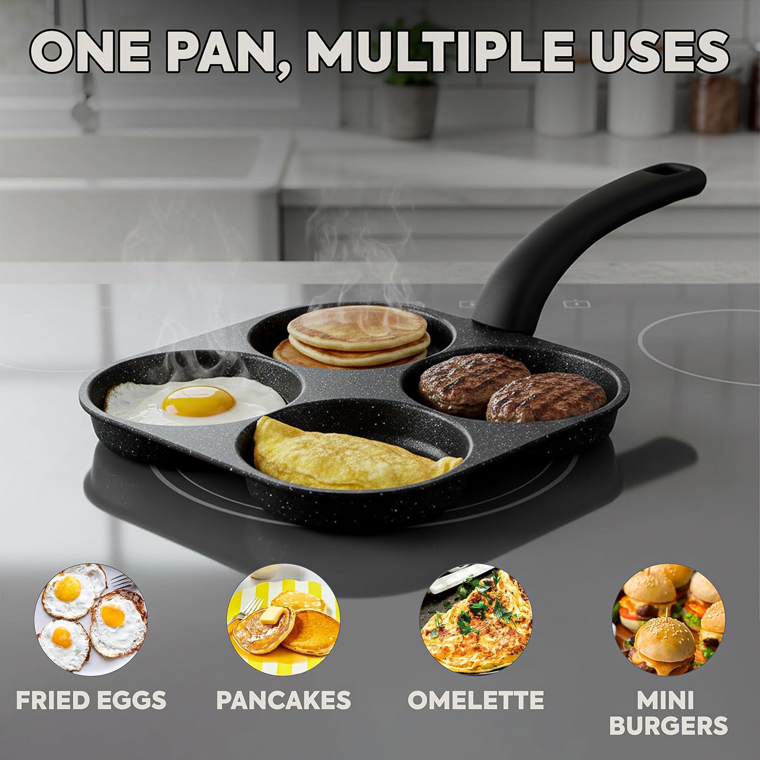 Egg Frying Pan Nonstick Pancak - Egg Waffle Pan 评论和价格