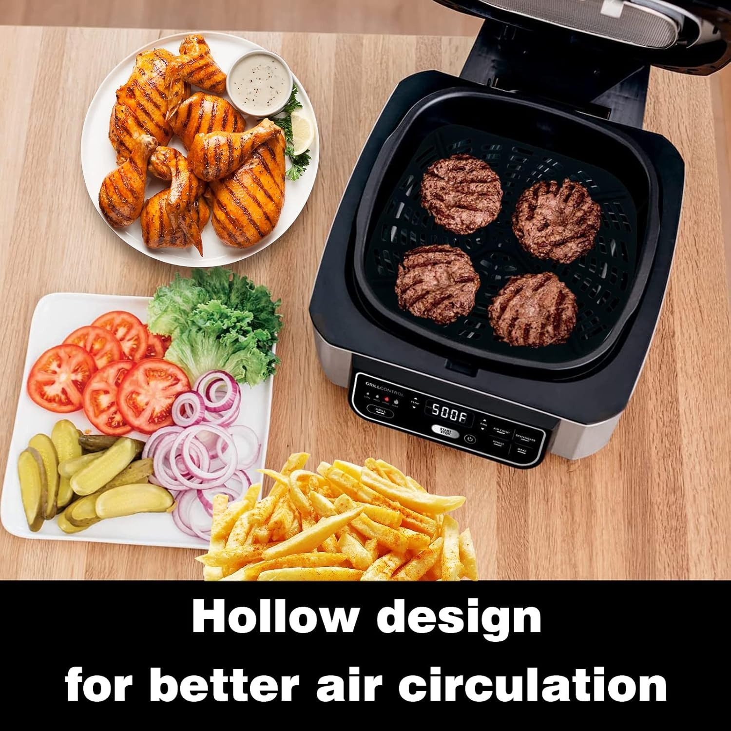 2 PC Reusable Silicone Liner S - Ninja Air Fryer Af300 评论和价格